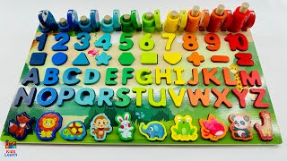 Numbers Colors amp Shapes for Children with Toy Learning  Educational Games for Toddlers preschool [upl. by Nahsin933]