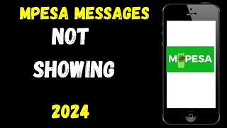 Why Mpesa Messages not showingQUICK FIX [upl. by Nnyleimaj]