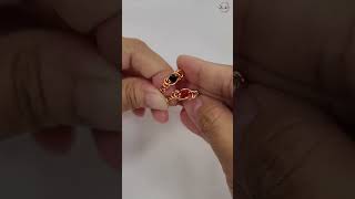 beautiful ring for beginners  easy DIY jewelry shortsvideo diy wirejewelry handmade [upl. by Pavyer]