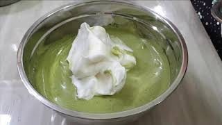 Matcha Ogura Cake 8Inch Step By Step Details [upl. by Ymirej]