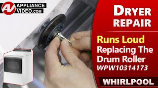 Dryer making Squealing Rumbling loud noises  Drum Roller issues  Diagnostic amp Repair [upl. by Tnilk]