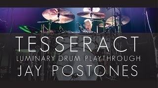 TESSERACT  LUMINARY  Jay Postones LIVE drum playthrough [upl. by Acie]