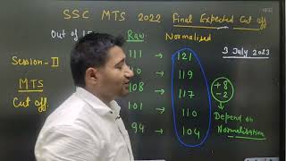 SSC MTS 2022 Shift Wise Normalisation Marks [upl. by Nur]