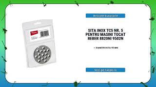 Sita inox TC5 nr 5 granulatie 6 mm diametru 53 mm grosime 5 mm Reber Italia pentru 8820NI 9502N [upl. by Weinert224]