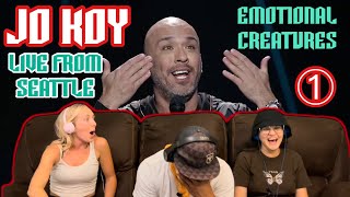 Jo Koy Live From Seattle Part 1  Emotional Creatures  Reaction [upl. by Dreher818]