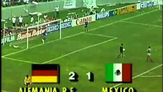 Penales Alemania vs Mexico Relato Pablo Zaro Mundial Mexico 1986 [upl. by Ysdnyl966]