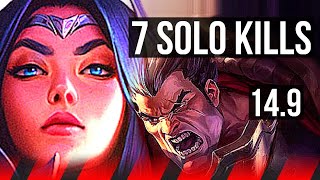 IRELIA vs DARIUS TOP  7 solo kills  KR Diamond  149 [upl. by Dudden]