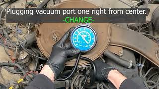 1988 Nissan Truck D21  24L Z24 Engine  Rough Idle  Surging Idle Diagnosis  Vacuum line Repair [upl. by Amol]