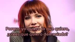 4 Gimmie Love  Carly Rae Jepsen Subtitulada al Español [upl. by Michaele]