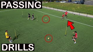 ⚽️4 ADVANCED PASSING DRILLS FOR TEAM TRAINING amp SMALL GROUPS FOR FOOTBALL  SOCCER  Joner Football [upl. by Cuyler327]