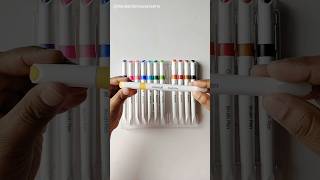 Unboxing 12 Shades Camel Brush Pens✍️shortsunboxingcamelbrushpenshortsfeedtrendingsatisfying [upl. by Dukey244]