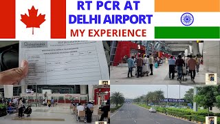 MY RT PCR TEST EXPERIENCE AT DELHI AIRPORT  DELHI AIRPORT RT PCR TEST  rt pcr test at airport [upl. by Debee]