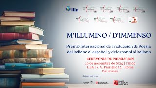 Premiazione quotMillumino dimmensoquot  19 novembre 2024 IILA [upl. by Itnaihc]