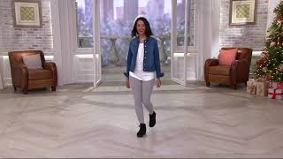 Skechers Ruched Suede Wedge Boots  Parallel Universe on QVC [upl. by Gonzalez]