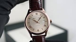 Frederique Constant Classic Index FC303MLG5B4 [upl. by Nevile]