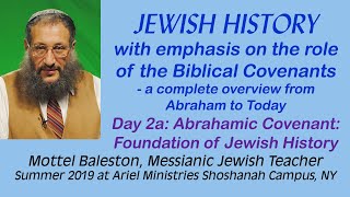 Jewish History amp the Covenants Day 2a Abrahamic Covenant Mottel Baleston Messianic Teacher [upl. by Elawalo]