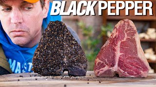 Insane Delicious BLACK PEPPER Tbone Steak [upl. by Banks490]