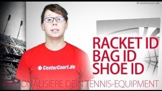 Personalisierung für Tennisschläger Tennisschuhe Tennistaschen [upl. by Amahs117]