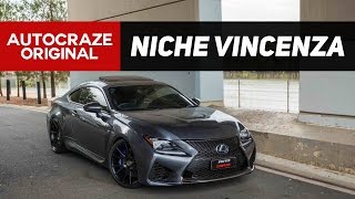 LUXURY STANCE  LEXUS RC F Rims  AutoCraze 2017 [upl. by Nelyag]