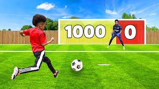 SCORE 1 GOAL  1000 vs Tekkerz Kid [upl. by Rawden]