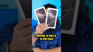 iPhone 16 Pro Max amp 16 Pro Unboxing amp features in 1 min shorts [upl. by Podvin]