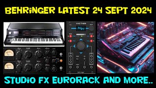 Latest Behringer News 24 September 2024 [upl. by Araiek]