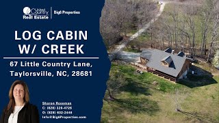 Log Cabin For Sale in NC Foothills [upl. by Edan515]