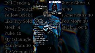 Rating the songs from Encore by Eminem [upl. by Arriec]