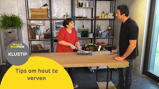 Tips om hout te verven [upl. by Charil]