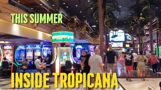 This summer inside Tropicana Walk around tour  2024 Atlantic city [upl. by Dorita]