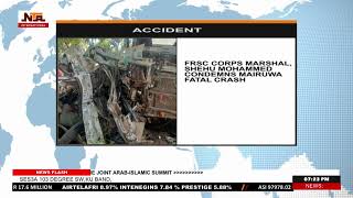 Corps Marshal FRSC Had A Fatal Accident At Mai Ruwa Sokoto Road In Katsina State [upl. by Legna]