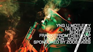 YNG LI MOTLEY  100 ROUND OFFICIAL MUSIC VIDEO SHOTBYFRANKIEFROMTHETRAP [upl. by Nared]