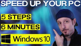 Fix Your Slow Computer  5 Easy Steps  Windows 10 2023 [upl. by Qerat]