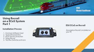 Setting up Rocrail on a ECoS Part 1 [upl. by Aicnelav]