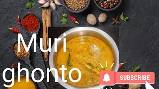 MOONG DAL WITH FISH HEAD RECIPE  BENGALI SPICIAL MOONG DAL WITH FISH CURRY MURI GHONTO [upl. by Jonas]