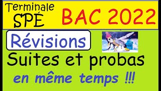 SUITES et PROBA en même temps  Révisions BAC Term spé Maths [upl. by Salohcin]