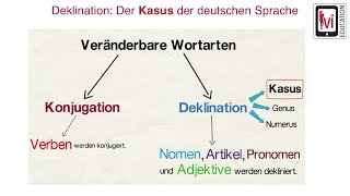 Deklination Der Kasus 4 Fälle der deutschen Sprache [upl. by Anela]