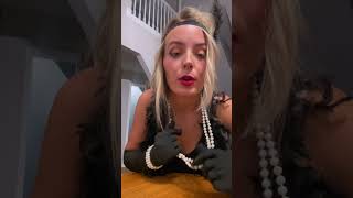 1920s Flapper Fixes Your Makeup ASMR halloweenasmr asmr flappercostume halloween relaxingasmr [upl. by Euqinommod]