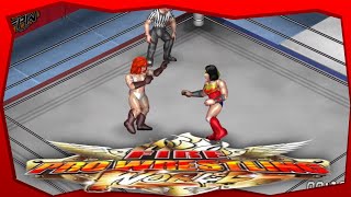 Wonder Woman vs Red Sonja  Fire Pro Wrestling World 1v1 Match [upl. by Dyal331]