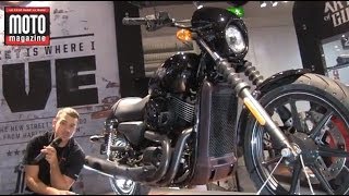 Harley Davidson Street 750  une nouveauté  Plutôt une révolution [upl. by Basset183]