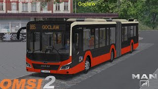 Omsi 2  Fikcyjny Szczecin  Line 865  MAN New Lions City 18C [upl. by Etnoek]