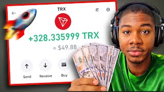 GET FREE 328 TRX IN 3 MINUTES 💰🚀 Free Tron Mining Site [upl. by Nyrehtak]