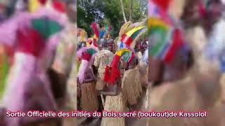 Sortie Officielle des initiés du Bois sacré boukoutde Kassolol [upl. by Asecnarf]