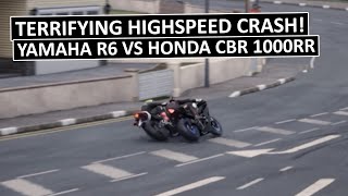 TERRIFYING HIGHSPEED CRASH  Extreme Road Racing [upl. by Dorothy758]