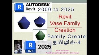 Revit vase family create tamil  revit architecture basic in tamil  revit modeling tutorial tamil [upl. by Liz]