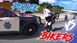 Police VS Bikers Cops Chases Motorcycle  Best Compilation 2024 [upl. by Macri325]