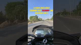 Dominar 400 150kmph Hyderabad topspeed 4 Years Back video [upl. by Names]