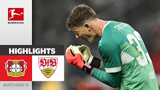 Nübel Unbeatable  Bayer 04 Leverkusen  VfB Stuttgart  Highlights  MD9 – Bundesliga 202425 [upl. by Enelyam317]