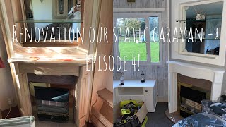 Renovating our static caravan  episode 4 [upl. by Adirf]