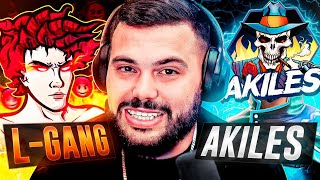 🔱 AKILES RETA A PVP A LGANG 👹 Y NO CREERAS LO QUE PASO  🤯 LGANG ARCHIVERO  🧐🤔 [upl. by Irpak]